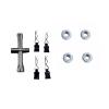 4 Pcs M4 Flange Nuts Aluminum fof RC Car 2218 2230 Wheels view 1