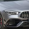 2020 To Up Compatible With MercedeBen CLA W118 C118 Cla45 AMG Front Lip Bumper Side Hood Fog Lamp Light Cover Spoiler Air Vent Frame Trim(A set Gloss Black) view 3