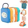 Busy Board for 1 Year Old Safe Portable Intelligence Sensory Travel Activities Busy Board Cube Toys Montessori for Boy Girl view 1