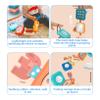 Busy Board for 1 Year Old Safe Portable Intelligence Sensory Travel Activities Busy Board Cube Toys Montessori for Boy Girl view 2