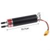 Electric Gear Oil for Model Aircraft with Forward and Reverse Function, 4-12V Voltage-Stabilized Fuel, All-Metal CNC Waterproof Design, Compatible with Mini Water, Black 10.7cm(B) view 3