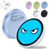 Digital Badge Pin, Electronic Badge Digital Display Pin, 1.7" HD Display Screen with Digitals Badges Photo Video Gif Displays Screen Displays Photos,for Anime & Fan Support (#Blue) view 1
