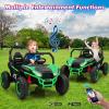 24V Power Wheel for Big Kids 3-8, 2 Seater Electric Car with Parent Remote Control, 400W All-Terrain UTV, Bluetooth Music & LED Lights, Ride on Car Toy for Grass view 3