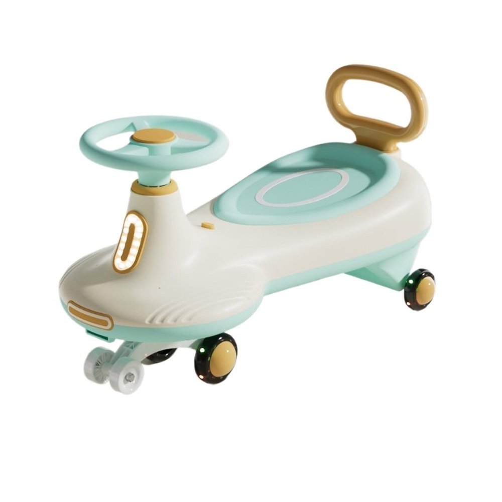 Wiggle Scooter Wiggle Car for Kids Ride On Toy with Music Lights Flashing Wheels Swivel Car for Toddler Boys Girls(Blue)