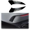 2020 To Up Compatible With MercedeBen CLA Class C118 CLA180 CLA35 CLA45 CLA200 CLA250 Rear Bumper Trim Lip Spoiler Side Canards Splitter(Gloss Black) view 2
