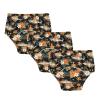 WIFIU Sea Shark Floral Pattern Toddler Potty Training Pants, Baby Girls Boys Soft Training Underwear 3 Pack, Size 5T Multicolor view 1