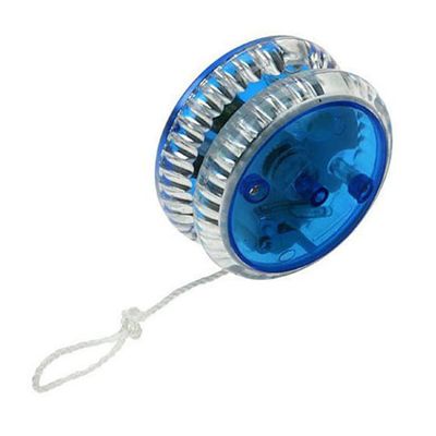 Professional Yoyo 1.57x2.36 inch LED Plastic Trick Yoyo Cartoon Responsive Portable for Kids Adults Blue