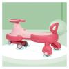 Wiggle Scooter Wiggle Car Ride On Toy, Twist Swing Car with Flashy PU Wheels for Indoor Outdoor Boys Girls 3 Year and UP(Pink) view 3