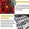 Solar Powered Speed Display Radar Traffic Sign - Flashing Speed Limit Sign with Accessories, Road Speed Tracking & Warning for Roadway Safety(19.7x27.6in) view 4