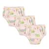 WIFIU Cute Snails Flowers Pastel Pattern Toddler Potty Training Pants, Baby Girls Boys Soft Training Underwear 3 Pack, Size 5T view 1