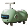 Wiggle Scooter Swing Car Ride On Toy Peanut Shape Wiggle Car Music Lights Anti-Rollover, for Indoor and Outdoor Play(Brown) view 1