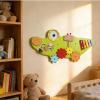 Sensory Wall Module, Cognitive Growth Station, Splinter-Free Sanded Finish for Child Safety, Eco-Friendly Sustainable Timber Material for Longevity, Engagement-Boosting Installation view 4