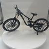 Generisch Universal Finger Bicycle Model, 1:10 Mountain Bike Model Toy, Finger Mountain Bike Model Decoration, Miniature Finger Bike, Mini Bending Bicycle Model (Black-37) view 2