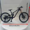 Generisch Universal Finger Bicycle Model, 1:10 Mountain Bike Model Toy, Finger Mountain Bike Model Decoration, Miniature Finger Bike, Mini Bending Bicycle Model (Black-37) view 3
