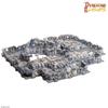 Archon Studio Dungeons & Lasers Prepainted Terrain Sets for DND and Tabletop RPG Games - 5E Compatible with 28mm-32mm Scale Miniatures - Modular Design for Fast Assembly (Rocky Caves) view 2