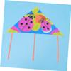 10pcs 60cm Triangle Rainproof Silk Kites for Outdoor Flying Cartoon Style Suitable for Park and Garden Play Style view 4