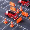 FAVOMOTO 48PCS Mini Traffic Cones, Orange Construction Cones Miniature Sports Training Roadblock Toy Traffic Scene Models for Sand Table Kids Early Cognitive Learning view 4