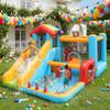 AKEYDIY Bounce House, Inflatable Bounce House for Kids 3-12, Obstacle Bouncy House with Slide, Trampoline, Ball Pit, Basketball Hoop, Target, Climbing, Tunnel, Indoor Outdoor, 450W Blower view 3