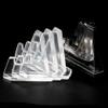 20 Pack Coin Display Stand for Coin Collecting - Clear Plastic Round and Square Capsules Holder Easel, Small Organizer Storage Tray view 1