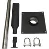 Generator Exhaust Extension Kit with Muffler for Portable Generators, Insulated Flexible Exhaust Hose with Through-Wall Mounting Plate, 32x26x8mm Stainless Steel Adapter for Firman T07571/T0 view 1