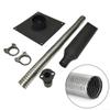 Generator Exhaust Extension Kit with Muffler for Portable Generators, Insulated Flexible Exhaust Hose with Through-Wall Mounting Plate, 32x26x8mm Stainless Steel Adapter for Firman T07571/T0 view 4