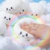 Giant Dumpling Squishy, Mystery Dumpling Squishy, 4 Inch Jumbo Dumpling Stress Ball, Rainbow Mystery Squishys Bun, Anxiety Relief Fidget, Soft Squeeze Decompression Dough (Yellow) view 4