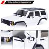 6.10in/155mm Plastic Cherokee Body Shell Kit for 1/18 RC Crawler Car TRX4M Bronco Defender Chassis Upgrade Accessories (White) view 2