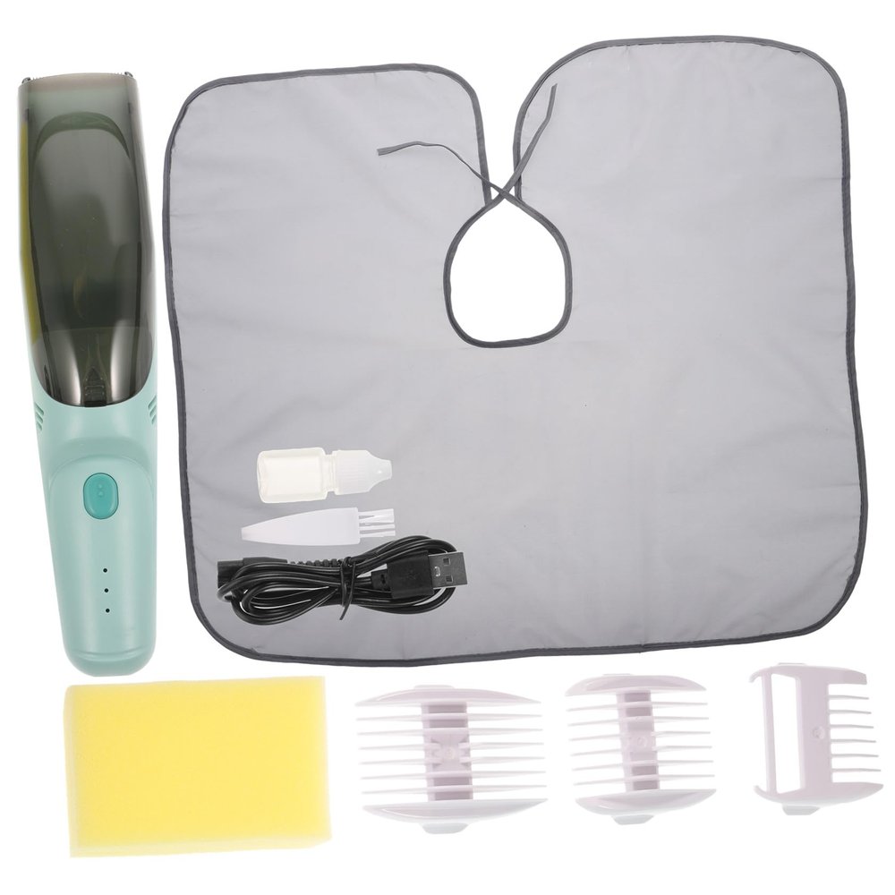 Baby Hair Trimmer Waterproof Portable Hair Cutter for Boy Girl, Green
