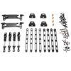 Suspension Rod Seat Suspension Frame Set Compatible with MN168 MN78 1/12 MN Model Remote Control Car(Black) view 1