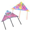 10pcs 60cm Waterproof Brim Triangle Kites for Outdoor Flying Cartoon Style Suitable for Park Garden Play Style view 1