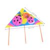 10pcs 60cm Waterproof Brim Triangle Kites for Outdoor Flying Cartoon Style Suitable for Park Garden Play Style view 2
