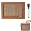 2026 New Cash Vault Wooden Savings Box, Upgraded Reusable Wooden Saving Challenge Box with Wipeable Acrylic Board for All Ages Saving Targets, Coin Bank for Financial Learning (5K) view 1