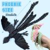 9.2 Inch 3D Printed Peacock Toy,Articulated Flexible 3D Printed Animal Decor,3D Printed Phoenix Bird,Interesting Toys for Autism/ADHD,Fidget Toys, Executive Desk Animals Toy (Blue Violet) view 2