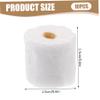 10Pcs Dollhouse Toilet Paper Rolls Tearable, Miniature Dollhouse Accessories Simulation Tissue for Kitchen, Bathroom, Home DecorToilet Paper Rolls view 3
