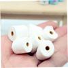 10Pcs Dollhouse Toilet Paper Rolls Tearable, Miniature Dollhouse Accessories Simulation Tissue for Kitchen, Bathroom, Home DecorToilet Paper Rolls view 4