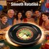 Layver Roulette Wheel Game Set, Includes 10" Roulette Wheel, 60Chips, 2Balls and Chip Rake, Perfect for Parties and Holidays, Get for a Fun Casino Night view 2