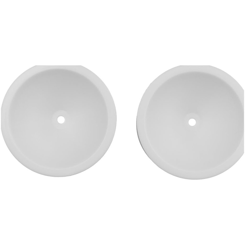 Associated 7863 2.2 inch Truck Rear Wheels White - pin drive - no hex