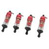 RC Hydraulic Shock Absorbers High Performance Front Rear Shock Damper Suspension Kit for UD1601 UD1602 UD1603 UD1604 UD1607 SG1603 SG1604 RC Cars Red Aluminum Alloy 53mm 59mm 4PCS view 2