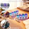 2 Pcs Keyboard Fidget Toy, Keyboard Clicker Fidget Light Up, Loud Decompression Button Finger Clicker Toys, Keychain 4-in-1 with Heart Keycaps, for Adult to Relief Stress view 4