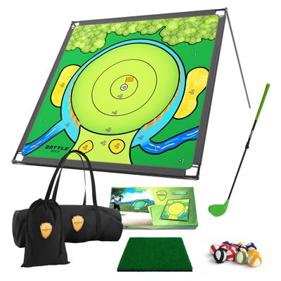Battle Golf Chipping Game - The Original Portable Golf Game for Chipping Practice for Dads and Junior Golfers - Indoor and Outdoor