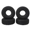 4PCS RC Crawler Tire 1/10 115mm Diameter Rubber Climbing Car Wheel, Replacement Tires with Excellent Traction for SCX10 and Universal 1/10 RC Off - Road Vehicles view 1