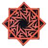 First Earth Flow Star - Dapo Star - Flow Toy Tempest - Neon Peach (UV), 25.5" - Regular view 1