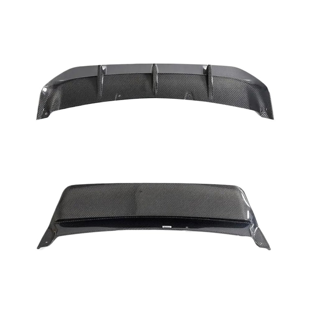 Carbon Fiber Car Rear Bumper Diffuser Lip Spoiler Compatible For Lexus RC F Base Coupe 2-Door 2015-2018 Auto Rear Diffuser Apron Guard
