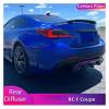 Carbon Fiber Car Rear Bumper Diffuser Lip Spoiler Compatible For Lexus RC F Base Coupe 2-Door 2015-2018 Auto Rear Diffuser Apron Guard view 2