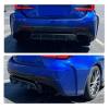 Carbon Fiber Car Rear Bumper Diffuser Lip Spoiler For Lexus RC F Base Coupe 2-Door 2015-2018 Racing Rear Diffuser Apron Guard view 2