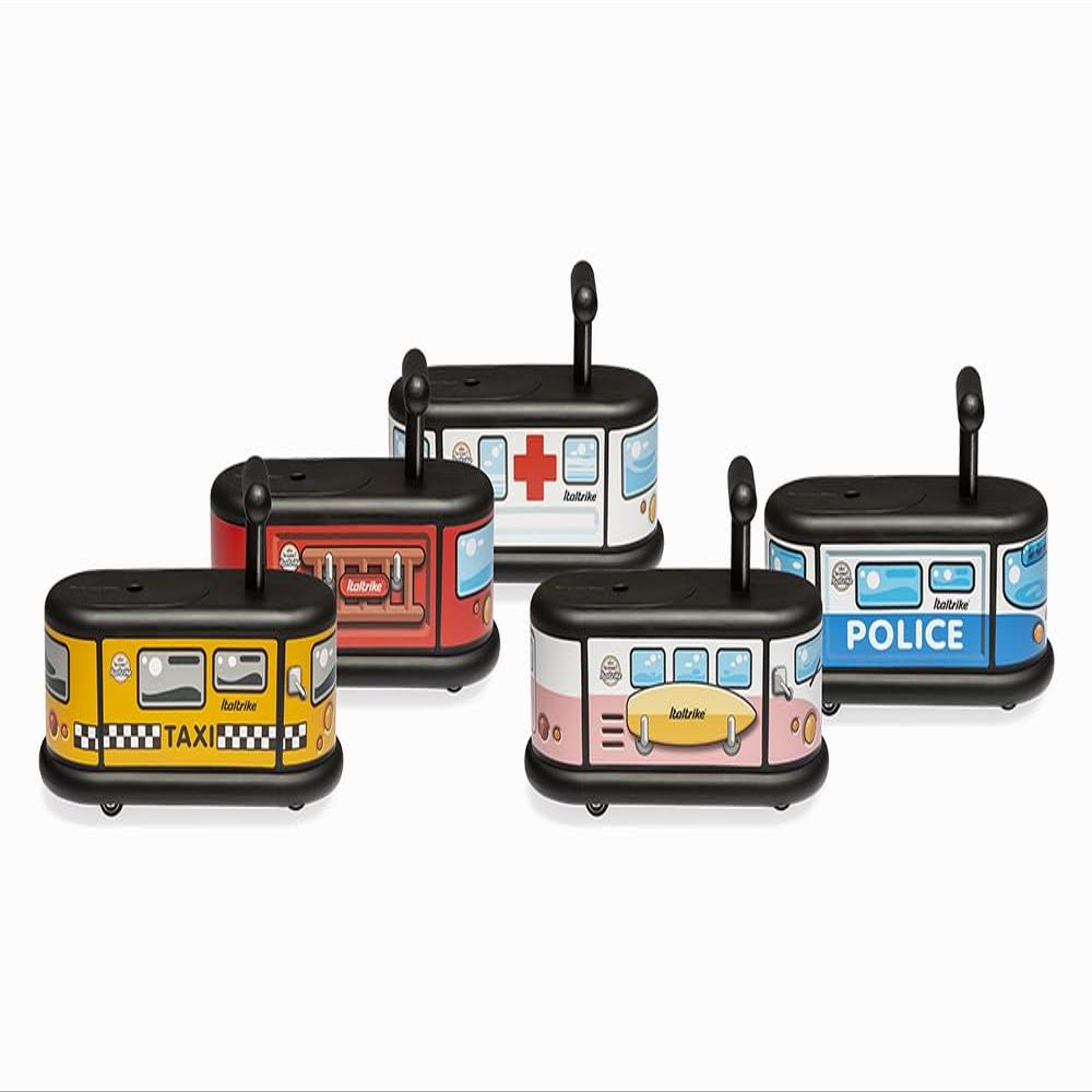 La Cosa Ride-on, Set of 4 Vehicles (Firetruck, Ambulance, Police, Taxi)