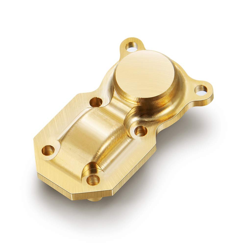 1PCS Brass Diff Cover Front Rear Differential Axle Housing for 1/24 RC Crawler Car Axial SCX24 All Series Parts
