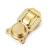 1PCS Brass Diff Cover Front Rear Differential Axle Housing for 1/24 RC Crawler Car Axial SCX24 All Series Parts view 2