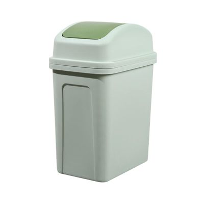 5.5 Gallon Tall Kitchen Trash Can with Swing Lid, Small Plastic Slim Compact Slim Trash Can,Easy to Clean,Detachable Bedroom Garbage Can for Bathroom,Restroom,Bedroom,Kitchen,Dorm Room,Office