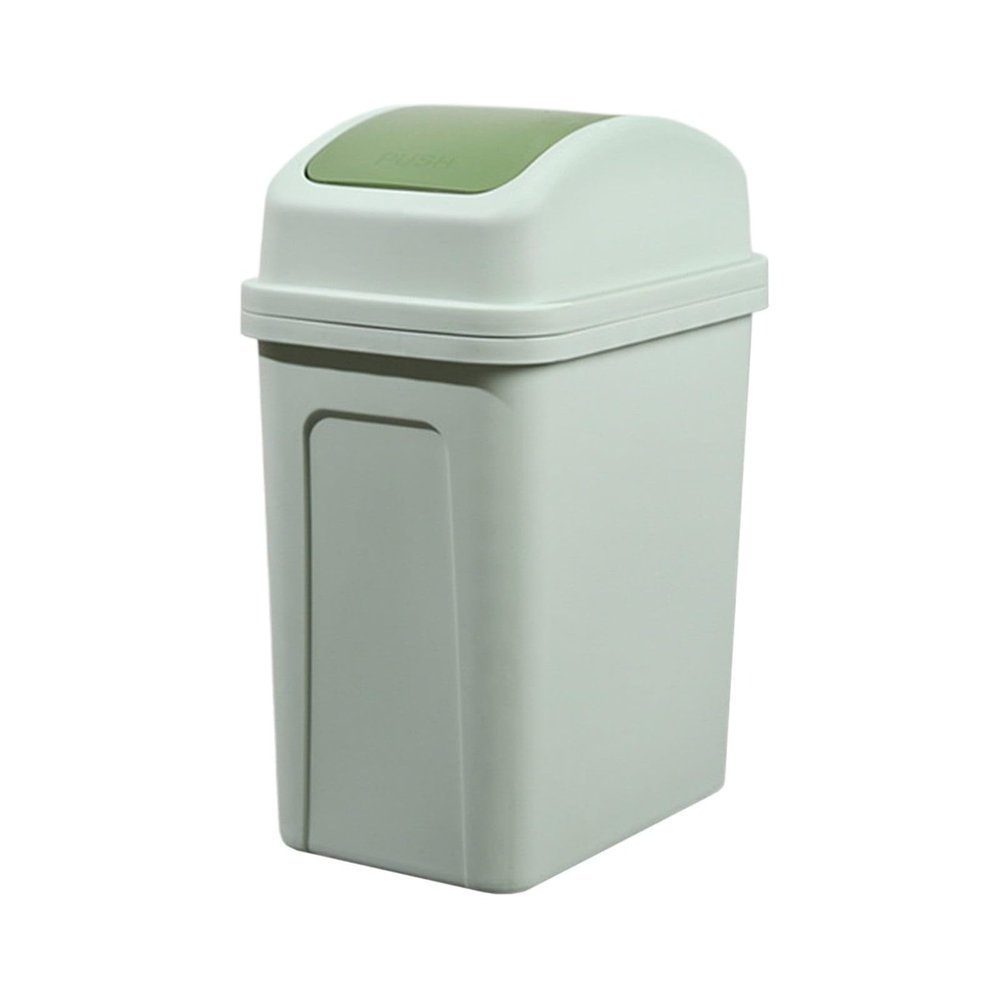 5.5 Gallon Tall Kitchen Trash Can with Swing Lid, Small Plastic Slim Compact Slim Trash Can,Easy to Clean,Detachable Bedroom Garbage Can for Bathroom,Restroom,Bedroom,Kitchen,Dorm Room,Office